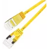 Wirewin Slim Cat6a U/FTP komutacinis kabelis RJ45, 5 m, geltonas