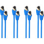shiverpeaks Cat8.1 F/FTP komutacinis kabelis, 3 m, mėlynas