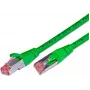 Wirewin Cat6a S/FTP komutacinis kabelis, 5 m, žalias