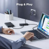 Ugreen USB-C šakotuvas į 4x USB-C 3.2 / 1x USB-C 100W PD CM806 juodas