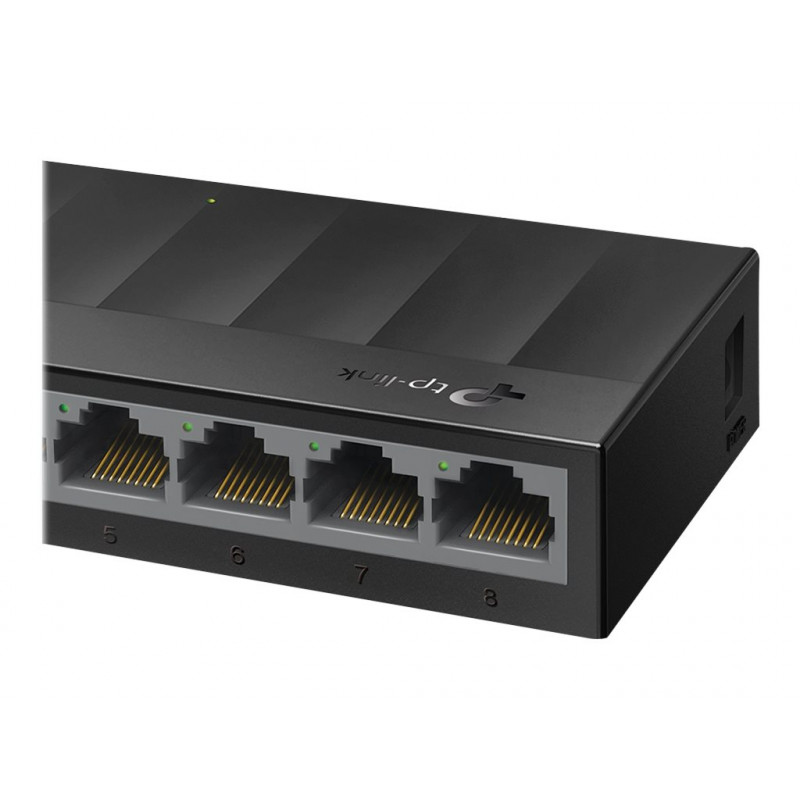 TP-Link TL-LS1008G komutatorius, 8x 10/100/1000 Mbps