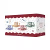 Bialetti Candyland 4 puodelių su lėkštelėmis rinkinys, 80 ml
