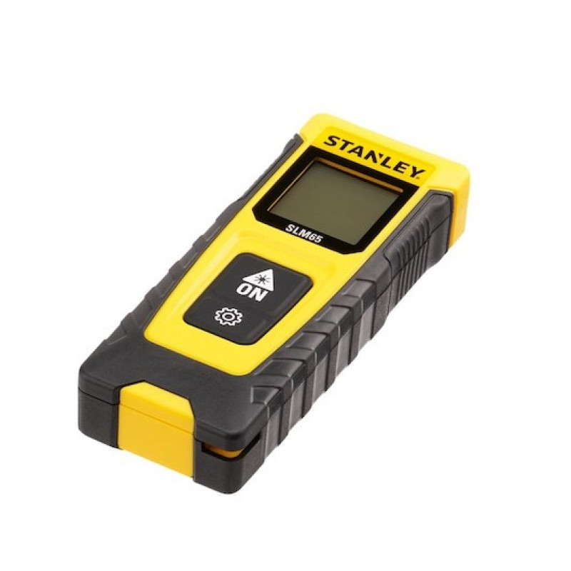 Stanley SLM65 lazerinis atstumo matuoklis juodas, geltonas 20 m