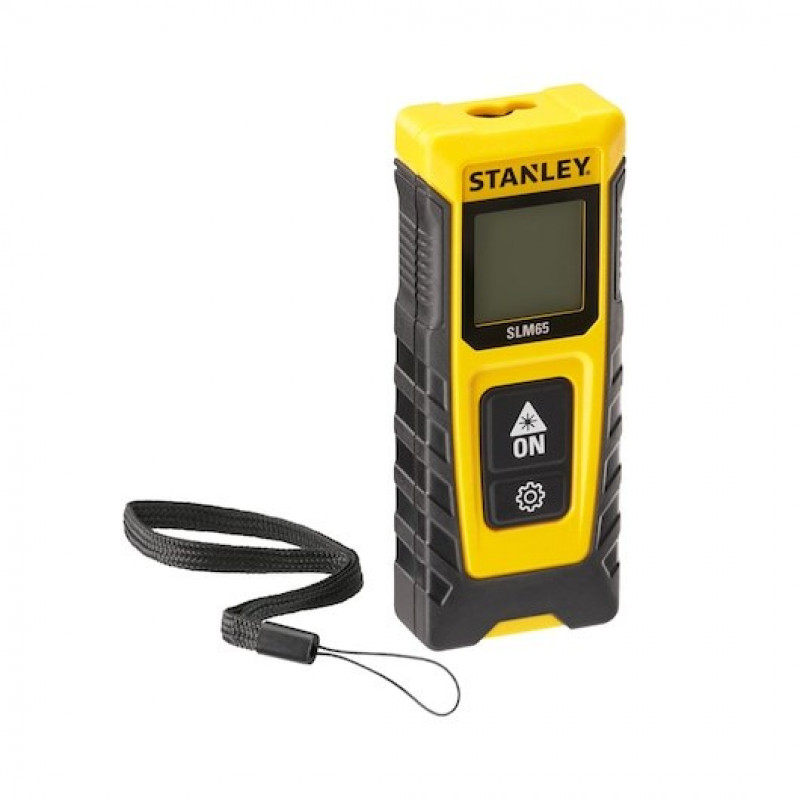 Stanley SLM65 lazerinis atstumo matuoklis juodas, geltonas 20 m
