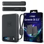 3mk incharge Genesis Qi2 25W belaidis įkroviklis + PD 45W su integruotu USB-C kabeliu, juodas