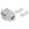 Intellinet 210355 Keystone modulis RJ45 UTP Cat5e, spaudžiamasis, baltas