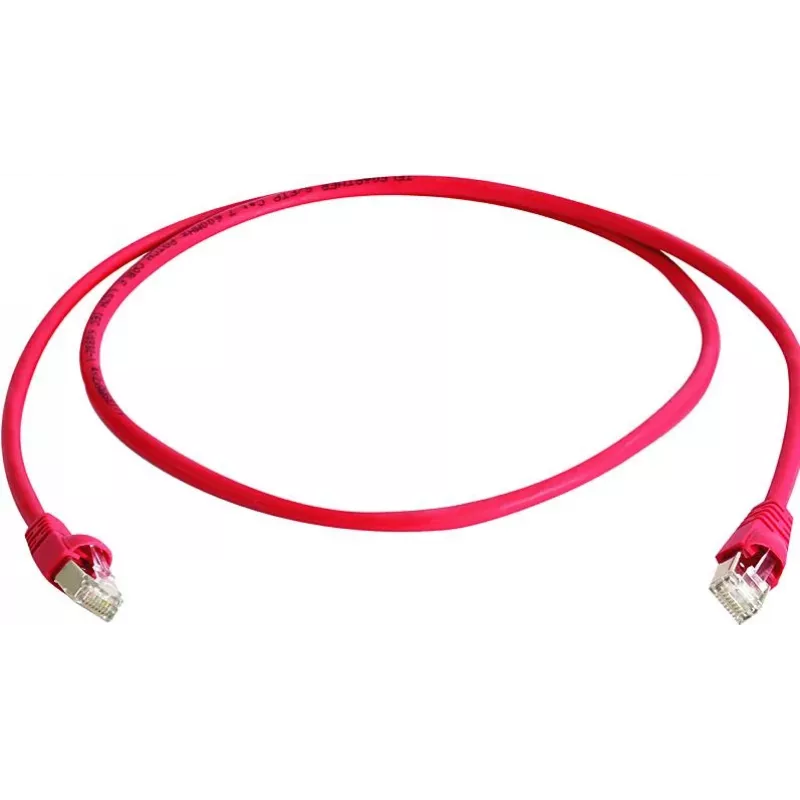 Telegärtner Cat6a S/FTP komutacinis kabelis, 4 m, raudonas
