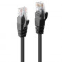 Lindy Cat6 U/UTP komutacinis kabelis RJ45, 7,5 m, juodas