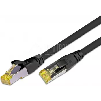Wirewin Cat6a S/FTP komutacinis kabelis, 2 m, juodas
