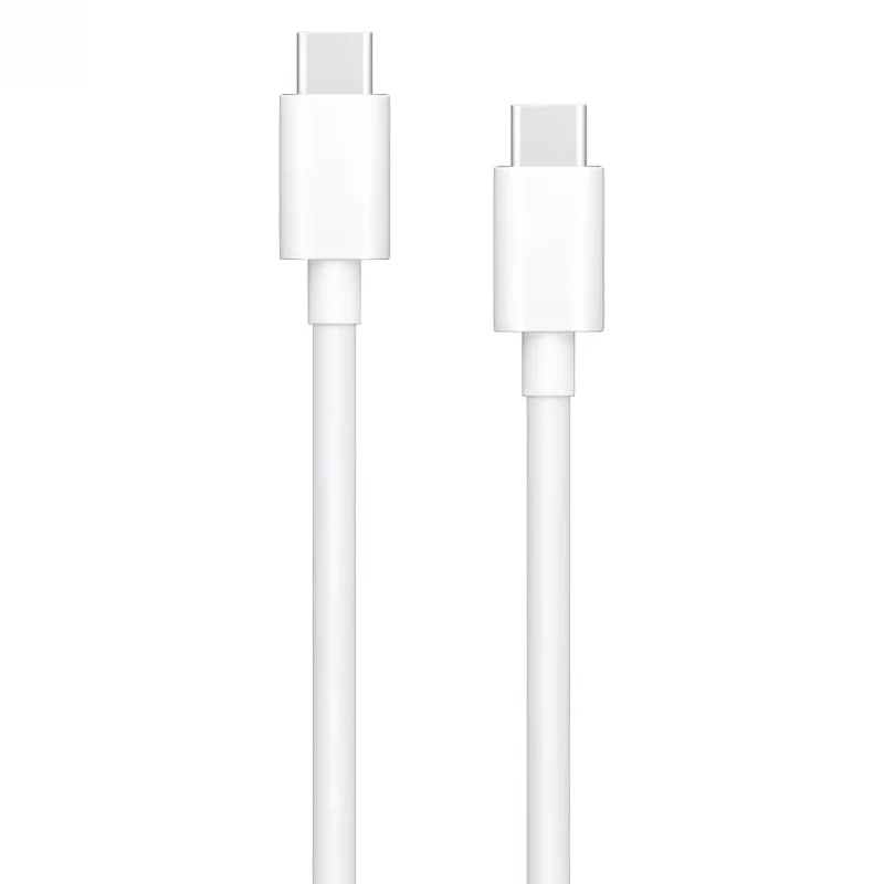 OPPO VOOC kabelis USB-C – USB-C, 8 A, baltas, EU (DL129)