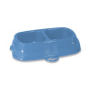 Stefanplast ėdimo dubenėlis Break 11 0,4+0,4 l 28x17x6 cm įvairių spalvų pilkas/mėlynas