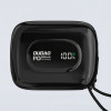 Dudao K32 nešiojamas įkroviklis 22.5W 10000 mAh su įmontuotu USB-C/ Lightning kabeliu - juodas