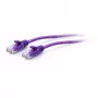 C2G Cat6a plonas pataisymo kabelis 28AWG, 1,5 m (5 pėd.), purpurinis (30190)