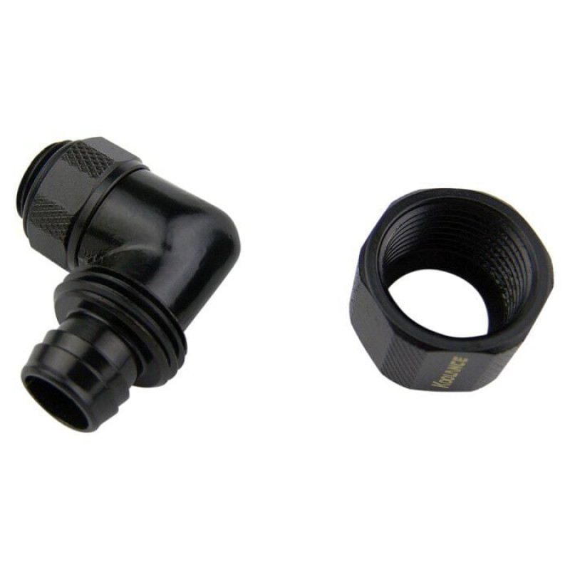 Koolance suspaudimo jungtis 10mm x 13mm – juoda