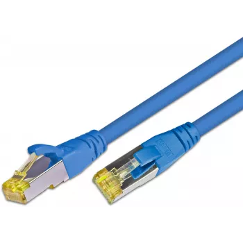Wirewin Cat6a S/FTP komutacinis kabelis, 0,5 m, mėlynas