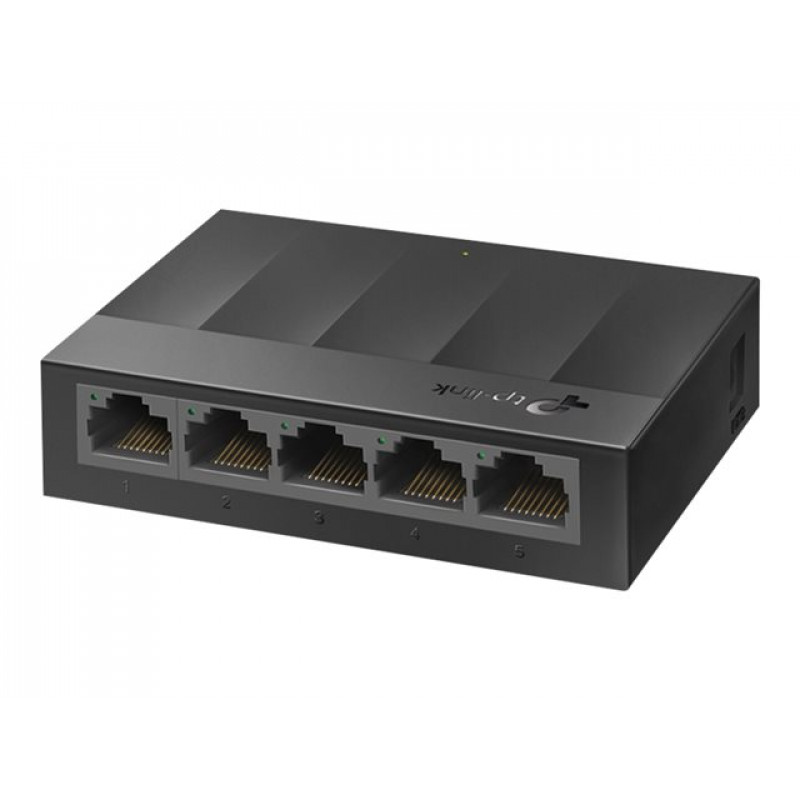 TP-Link LS1005G LiteWave 5 portų 10/100/1000 nevaldomas komutatorius (LS1005GUN/5.40)