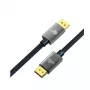 TB DisplayPort 2.1 kabelis, 2 m, 16K, juodas