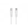 Lanberg Cat5e U/UTP komutacinis kabelis RJ45, 0,25 m, baltas, 10 vnt. paketas