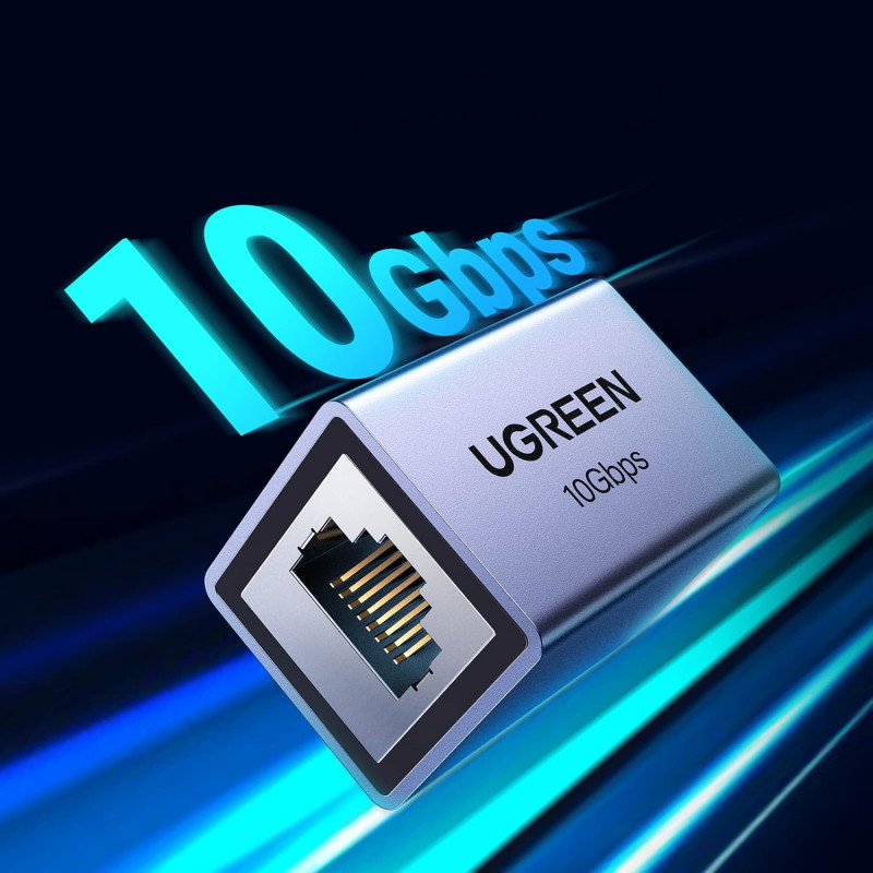 Ugreen NW261 RJ45 Ethernet prailgintuvas sujungėjas, 10 Gbps (NW261-15117)
