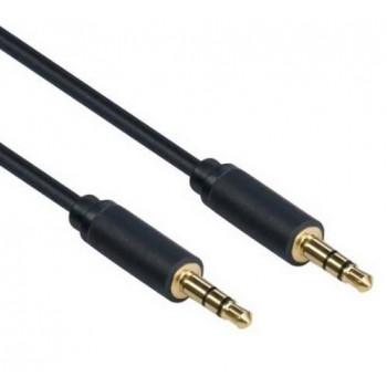 Mercodan Pro Minijack 2,0 m, itin minkštas garso kabelis