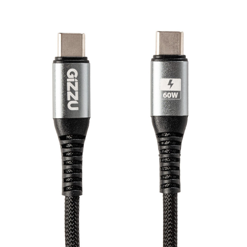 GIZZU 60W 480Mbps Type-C 2m kabelis