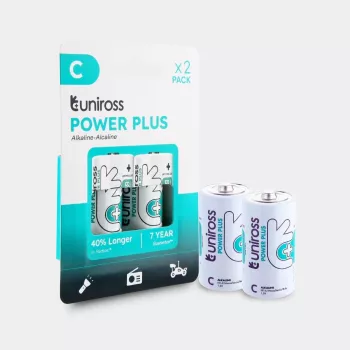 Uniross Power Plus C / LR14 baterijos 7000mAh, 2 vnt.
