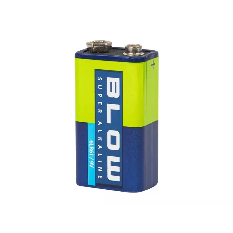 BLOW Super Alkaline 9V 6LR61 baterija (lizdinė pakuotė)