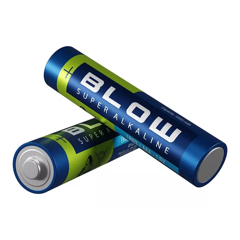 BLOW Super Alkaline šarminės baterijos AAA LR3, 4 vnt. (lizdinė pakuotė)