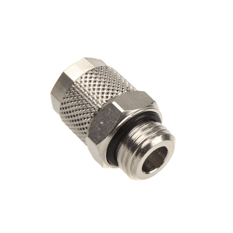 Innovatek tiesi jungtis G1/4 colio vidinis sriegis – 10/8 mm, sidabrinė