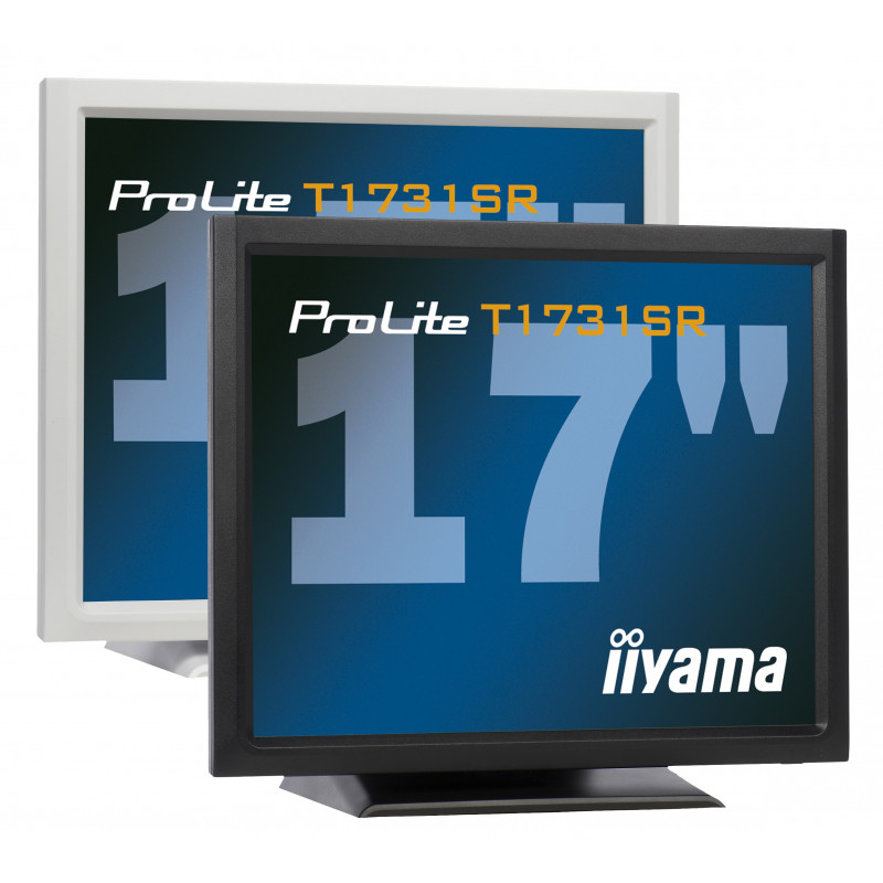 iiyama ProLite T1731SR-W1 17 inch (43,2 cm) varžinis jutiklinis monitorius, 5:4, 1280x1024, DVI, baltas