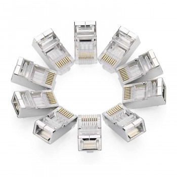 UGREEN CAT6 FTP RJ45 moduliniai kištukai, 10 vnt. paketas