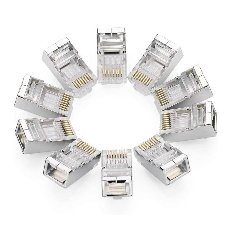UGREEN CAT6 FTP RJ45 moduliniai kištukai, 10 vnt. paketas