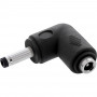 InLine® DC adapteris, 4,0 x 1,7 mm, kištukas/lizdas, kampuotas, juodas
