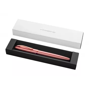 Pelikan Jazz Noble Elegance rolerinis rašiklis, rausvas, su užmaunamu dangteliu, lakuota viršutinė ir apatinė dalis (400197462)