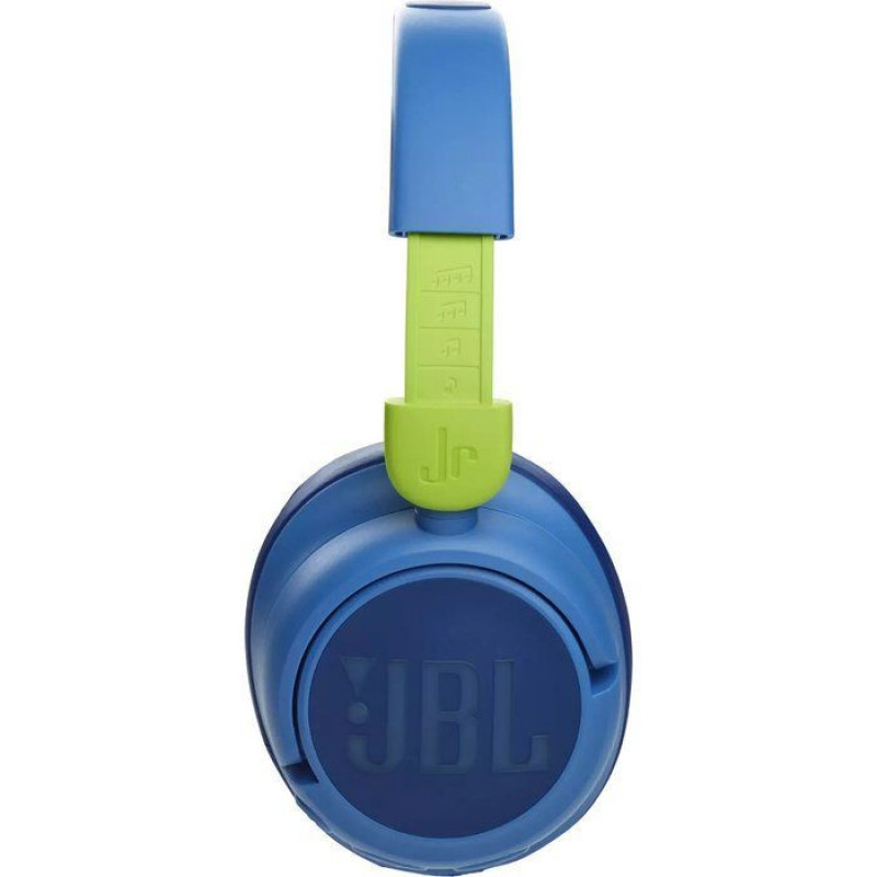 JBL Junior 460NC mėlynos spalvos ausinės su galvos lankeliu