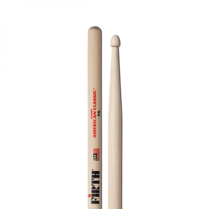 VIC FIRTH 7A American Classic Hickory – būgnų lazdos