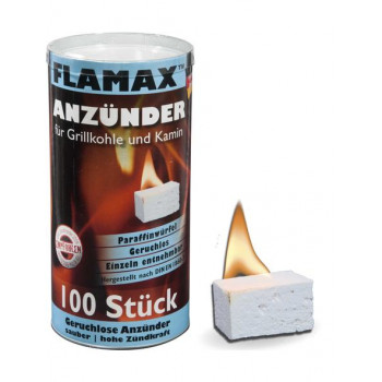Flamax parafino įkūrimo kubeliai, 100 vnt. (1318116)