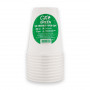 Gogreen Go Green ekologiški puodeliai 350 ml, 10 vnt., balti
