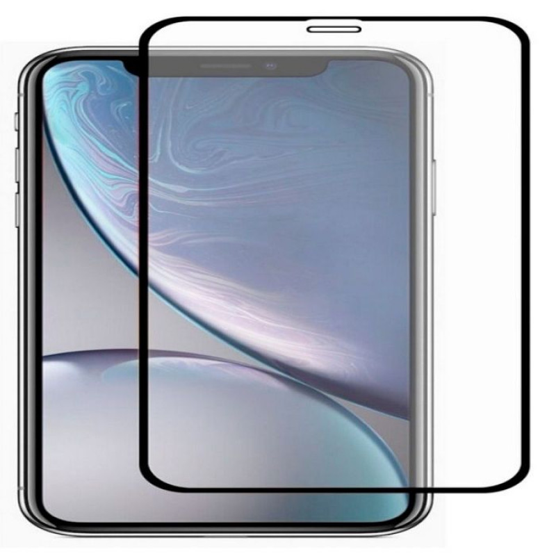 Evelatus 2.5D Full Cover antistatinė grūdinto stiklo ekrano apsauga, skirta Apple iPhone XR/11 (Japan Glue, Corning)