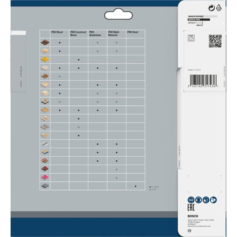 Bosch PRO Multi Material diskinio pjūklo geležtė, Ø 210 mm, 80 dantų (anga 30 mm, skersinio ir kampinio pjovimo pjūklams)