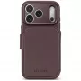 Decoded Leather Detachable Wallet – odinis nuimamas dėklas iPhone 18 Pro / 17 Pro su MagSafe (šokoladinė ruda)
