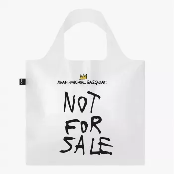 LOQI Basquiat krepšys – Not for Sale (pusiau permatomas)