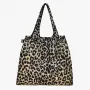 Plisuota krepšys LOQI – leopardas prieblanda