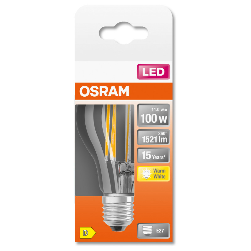 Osram LED lempa 11 W šiltai balta
