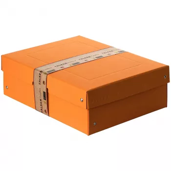 FALKEN PURE dokumentų dėžė 1250 lapų pastelinė oranžinė 24.0 x 32.0 x 10.0 cm