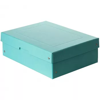 FALKEN PURE dokumentų dėžutė 1250 lapų pastelinė mėlyna 24.0 x 32.0 x 10.0 cm