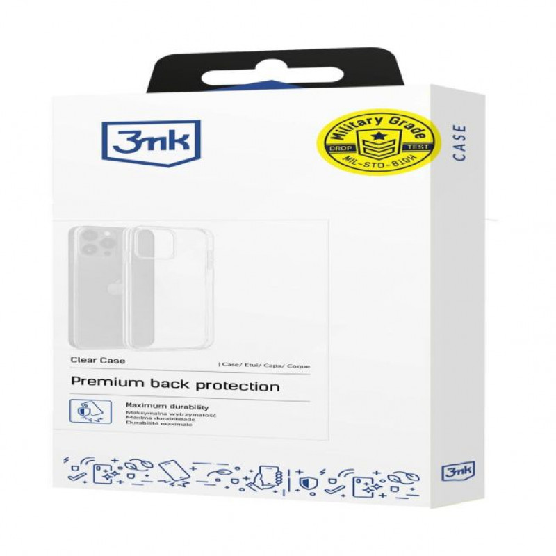 3mk Clear Case permatomas dėklas, skirtas Huawei Pura 70 Ultra