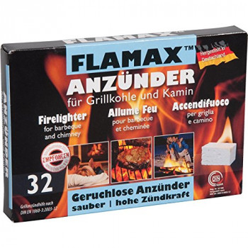 Flamax parafininės ugnies įžiebimo kubeliai, 32 vnt. (1318113)