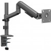 Secomp STANDARD monitoriaus laikiklis tvirtinimui prie stulpo, mechaninė spyruoklė, 17–32 inch, maks. 10 kg, juodas