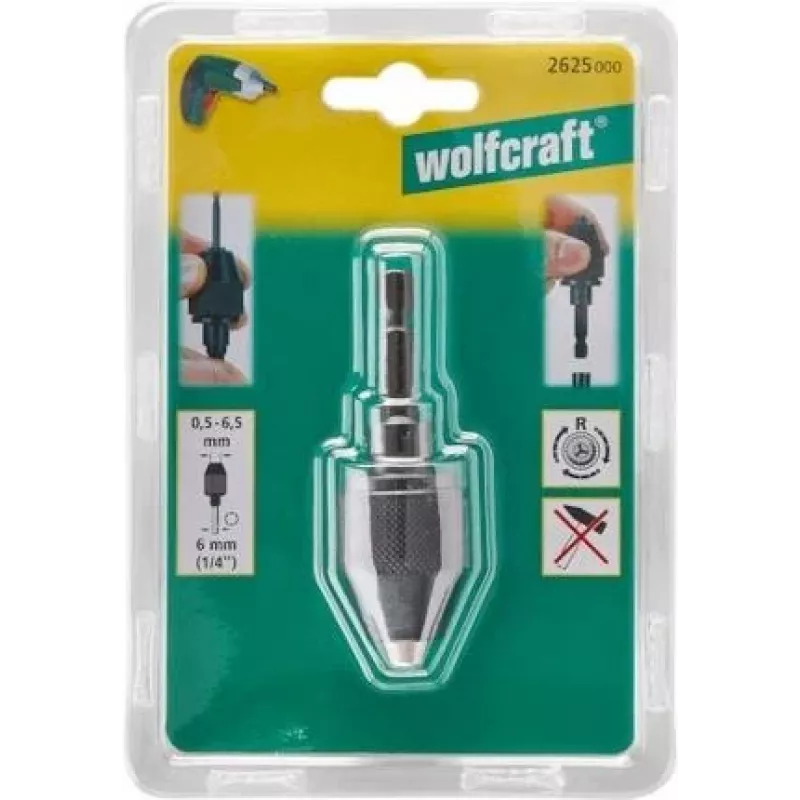 Wolfcraft greito atleidimo gręžimo griebtuvas 2625000